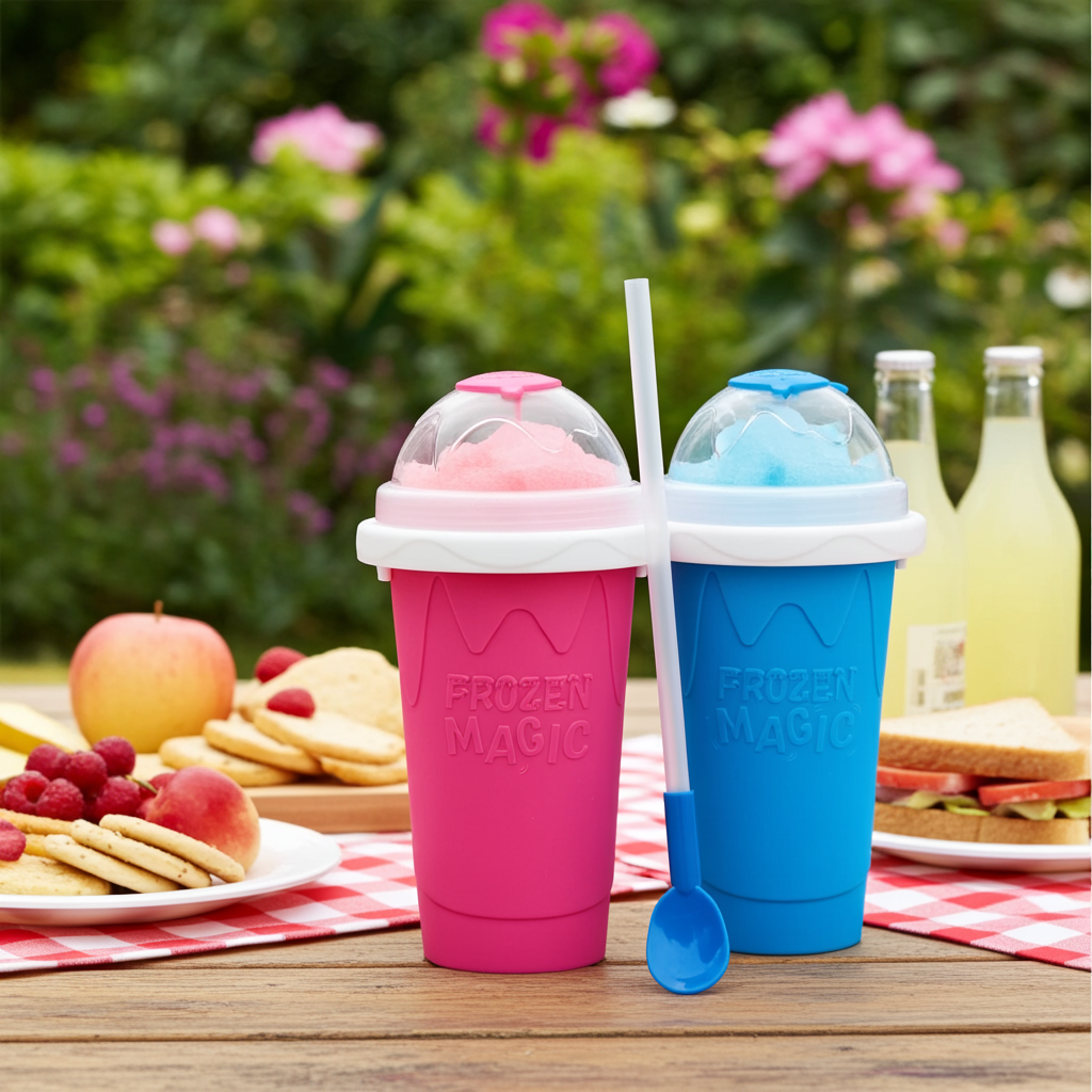 2-in-1 Frozen Magic Slushie Cup